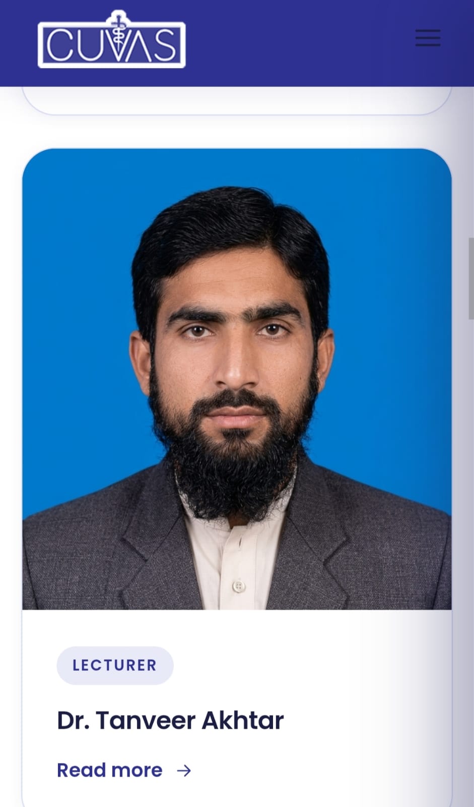 Dr. Tanveer Akhtar